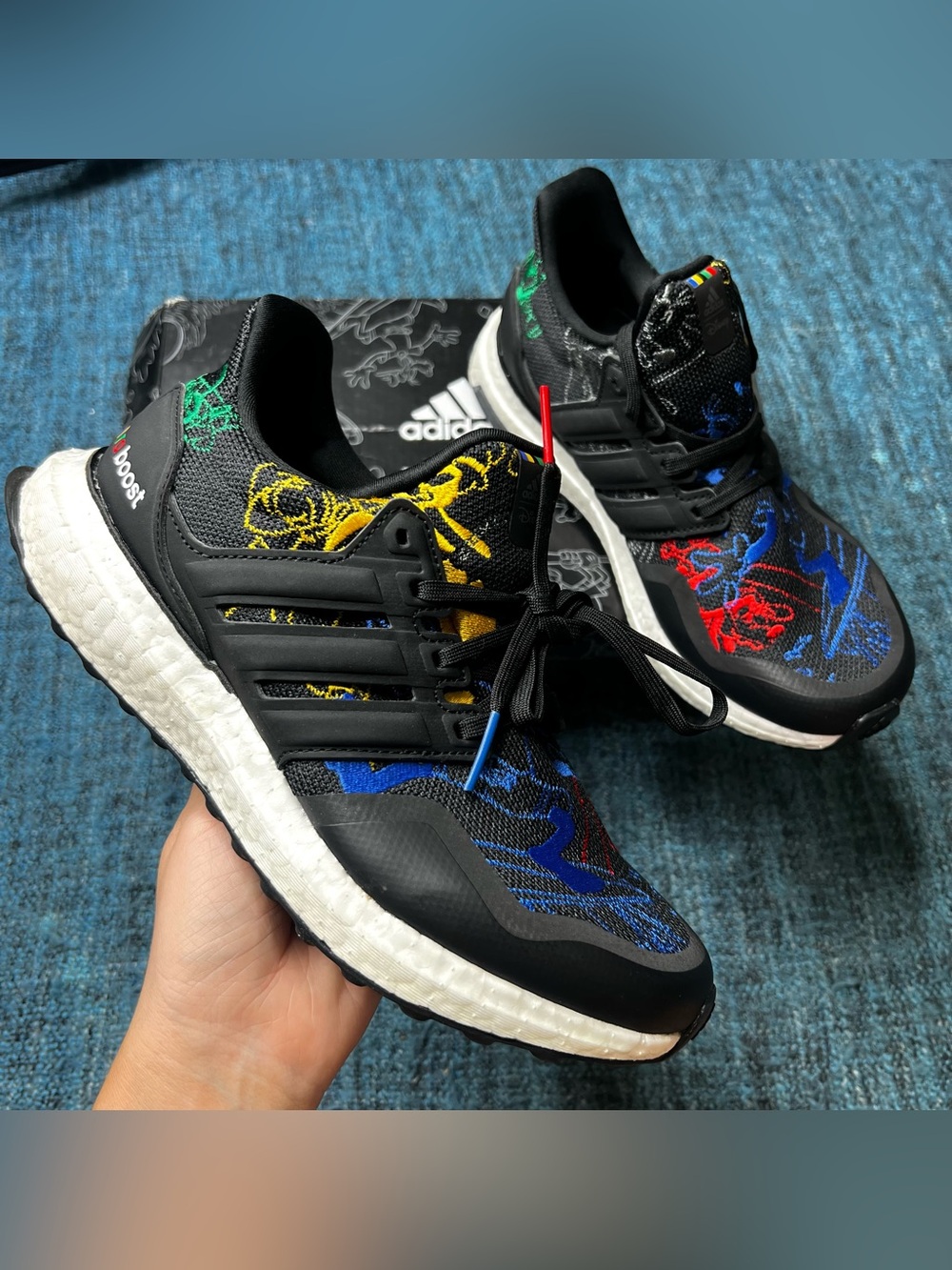 Adidas x Disney Ultraboost DNA Goofy Pack Running Shoes Youth 5 or Women's 6.5